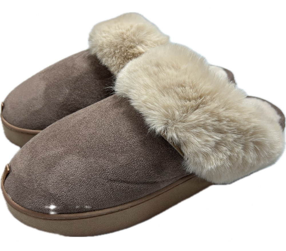 Тапки домашние Gemelli Пухнастик р.40/41 коричневый