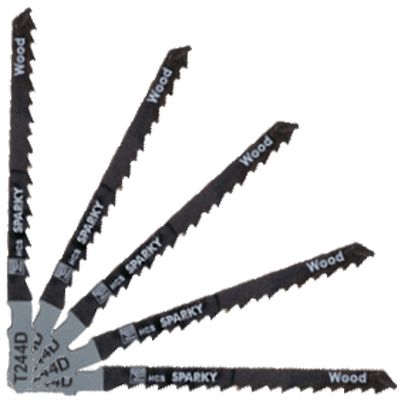 Набор полотен для лобзика Sparky T244D 5 шт