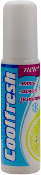 Освіжувач для ротової порожнини Ароматика Coolfresh м’ята, лимон та ромашка 30 мл