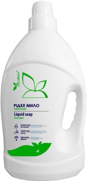 Мило рідке DeLaMark Зелене яблуко 4000 мл
