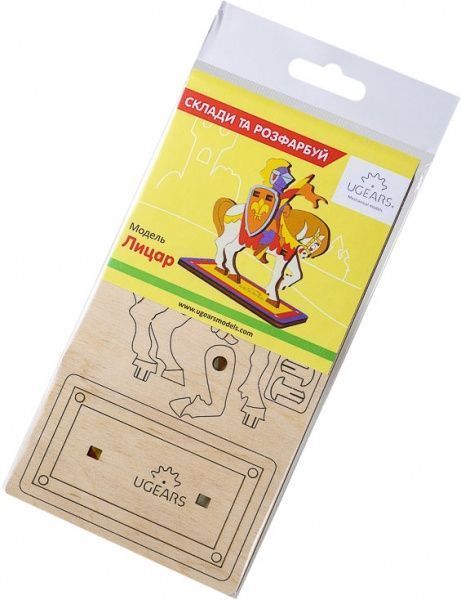 Раскраска UGEARS Рыцарь