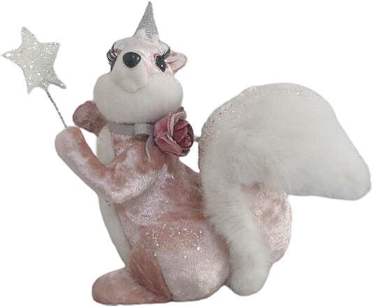 Декорация новогодняя Белка гламурная 16x18 см EPI-700983248