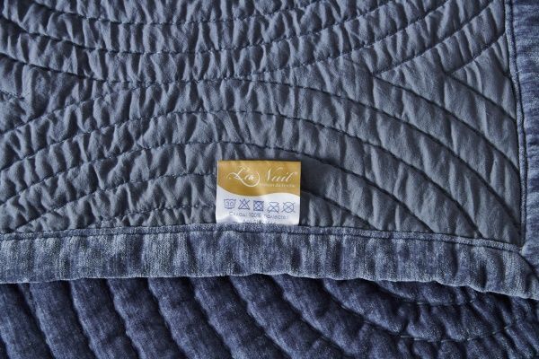 Покривало Velvet Circle 240x260 см La Nuit сірий 