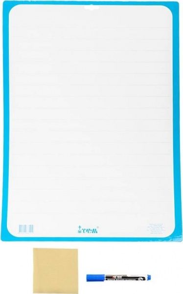 Доска для надписей iTEM А2 картонная с маркером и салфеткой 070202M 