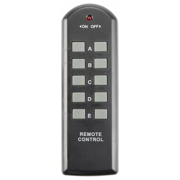 Розетка з дистанцiйним керуванням Expert Power 1+1 IP20 з заземленням чорна