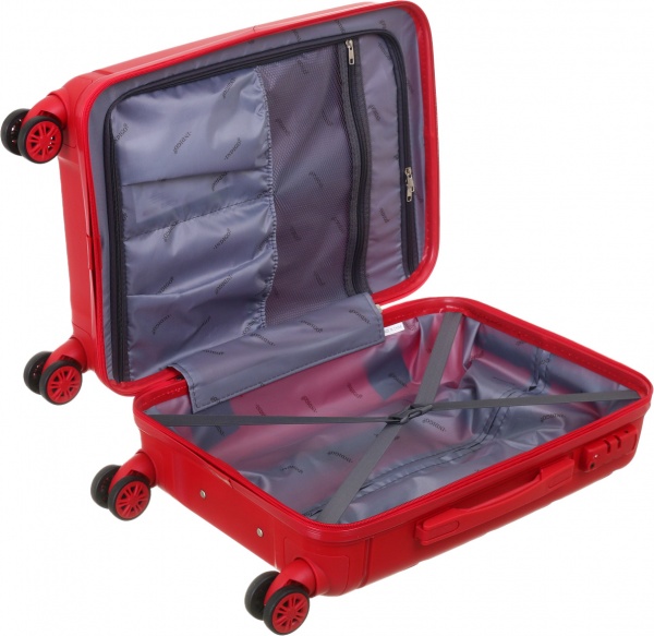 Чемодан 41 л красный XY22100 50х36х23 ABS 