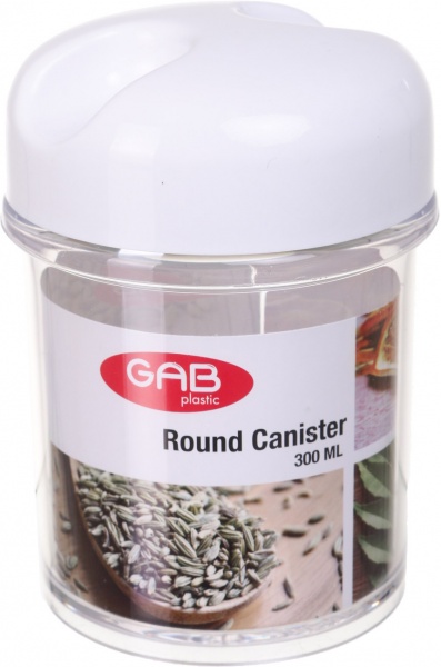 Контейнер с крышкой 300 мл в ассортименте GAB Plastic
