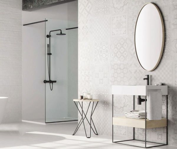 Плитка Cifre Даунтаун вайт 25x80 