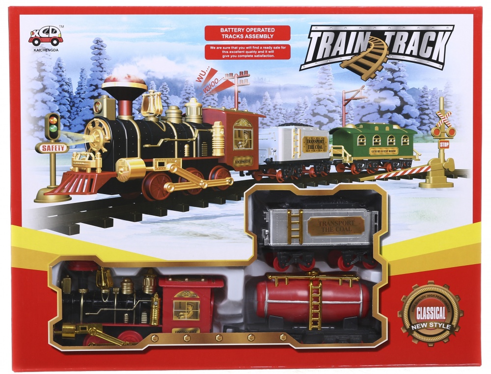 Игровой набор KAICHENGDA железная дорога локомотив 2 шт. OTC0863398
