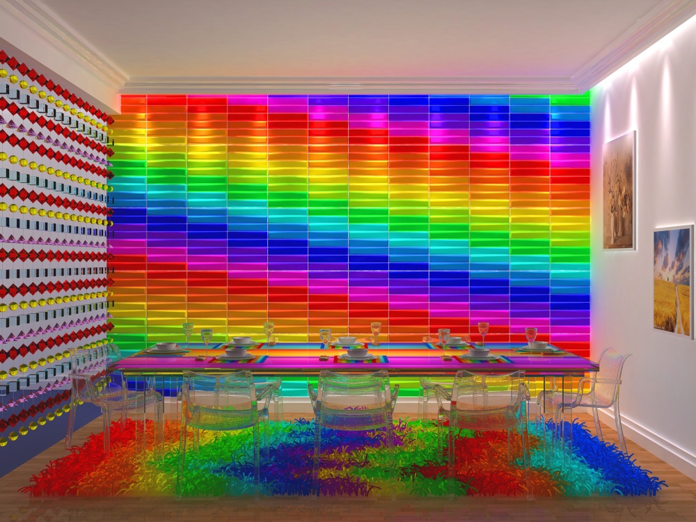 Декоративная панель 3D. BLADET 500x500 мм