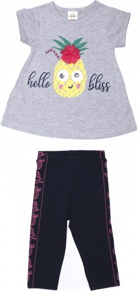 Костюм Туреччина з ананасом р.86 сірий 9007 