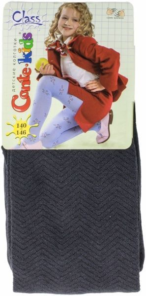 Колготки детские Conte-Kids Class 7С-31СП-192 р.140-146 графит 