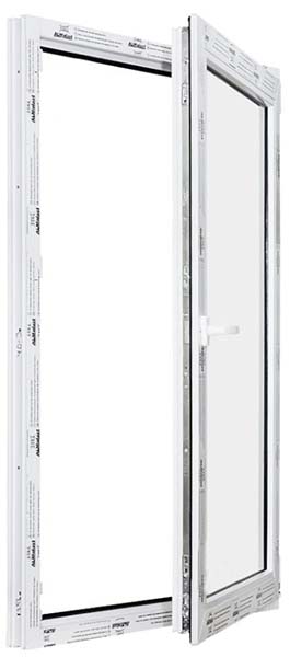 Окно откидное ALMplast 4K 750x500 мм верхнее 
