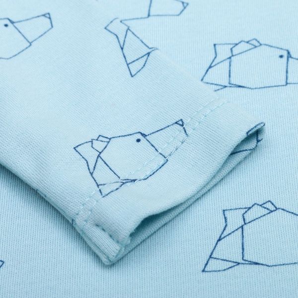 Комплект ясельний орігамі 675-222-16 ментоловий р.68 