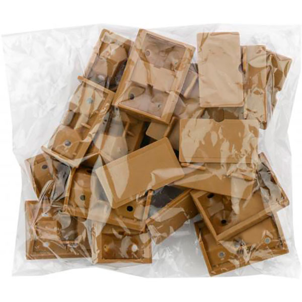 Кутник монтажний подвійний бук 10 шт 10 шт. DC