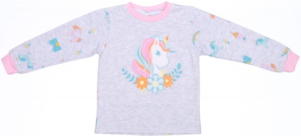 Піжама дитяча для дівчинки Татошка 0102271едс р.116 сірий 