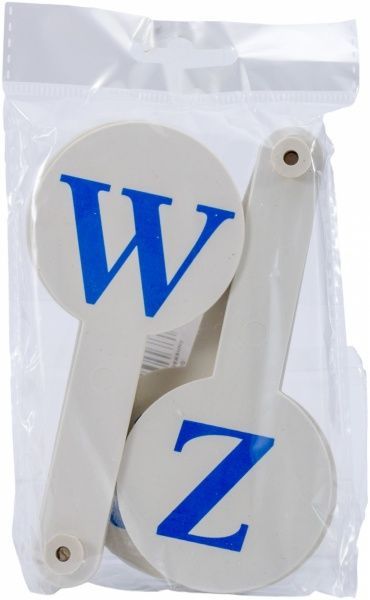 Веер с буквами английский алфавит