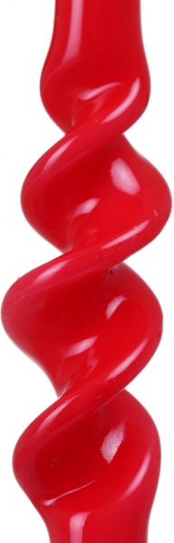 Набір свічок кручених 22x220 мм 2 шт. червоний Pako-If