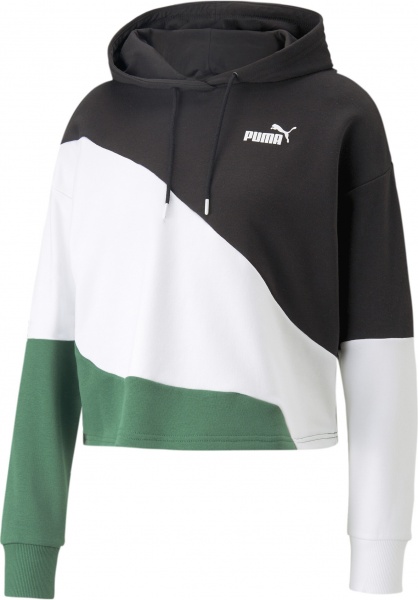 Джемпер Puma POWER CAT HOODIE TR 67397701 р. XS зелений