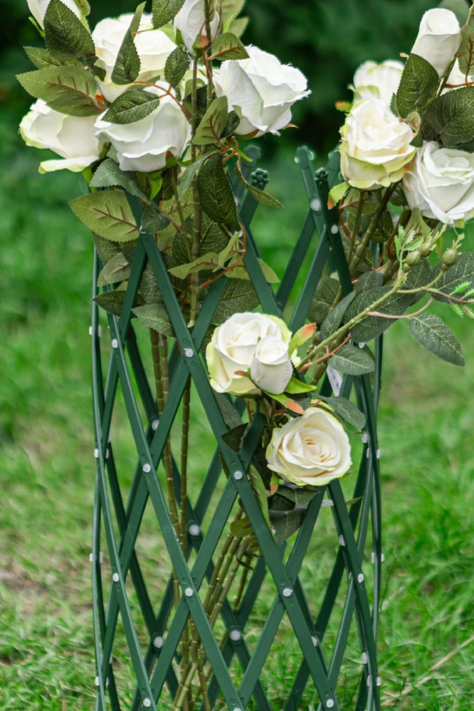 Опора-огорожа ММ-Пласт D50 x H45 см зелена