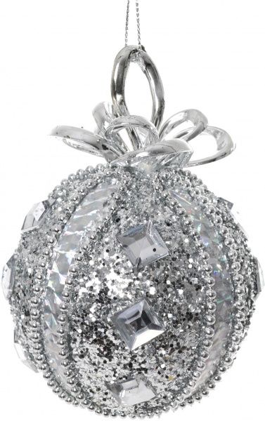 Куля пінопластова d80 SDA106680S срібний