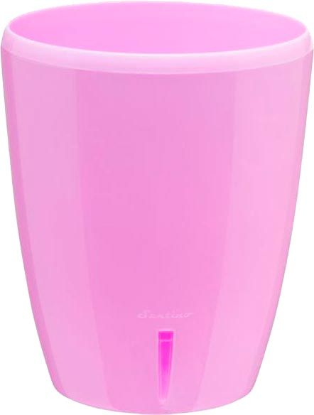 Вазон пластиковий Santino Орхідея TWIN круглий 1,3л лаванда 