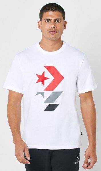Футболка Converse Repeated Star Chevron Tee 10017452-102 XL білий