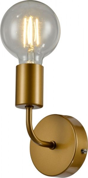 Светильник настенный Accento lighting Miledi 1x60 Вт E27 античная латунь