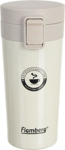Термочашка Enjoy coffee 350 мл айворі Flamberg
