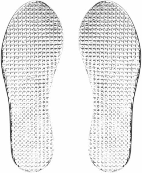 Стельки для обуви войлочные с фольгой Роллі 38-39 черный