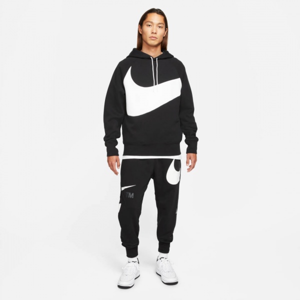 Джемпер Nike M NSW SWOOSH TCH FLC PO HD DD8222-010 р. XL чорний