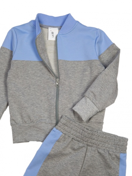 Спортивний костюм Luna Kids р.110–116 сірий із синім 