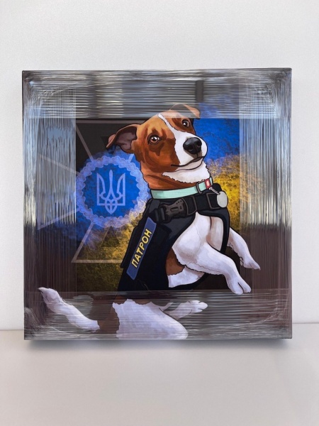 Репродукция Пес Патрон 35x35 см Арт Фемелі 