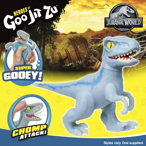 Игрушка-тянучка GooJitZu Юрский период Велоцираптор (GOJ41303) 