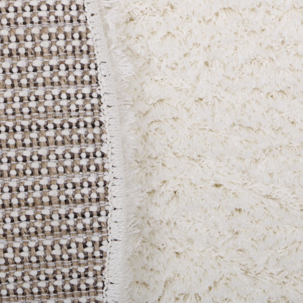 Ковер Ozkaplan Karpet GOLD SHAGGY O white 200х400 см 