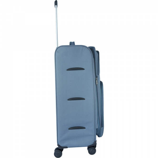 Чемодан Bagland 63 л серый Валенсия серый (3796627) 