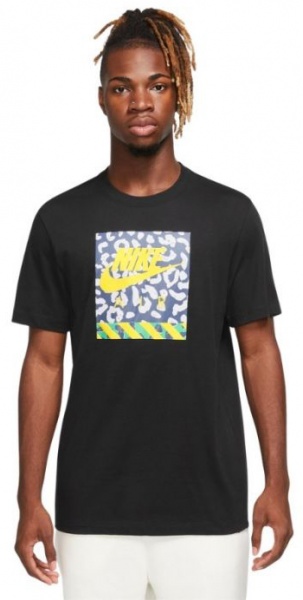 Футболка Nike M NSW TEE BRANDRIFFS HBR FB9815-010 р.S чорний