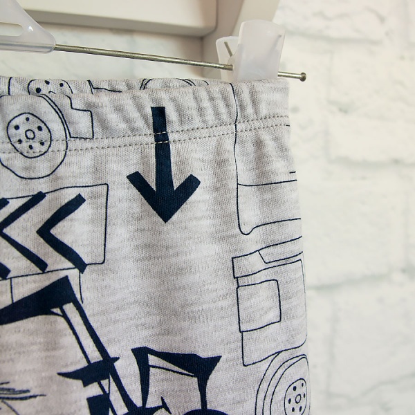 Піжама для хлопчиків Blanka Машинки р.80 сірий 110256 