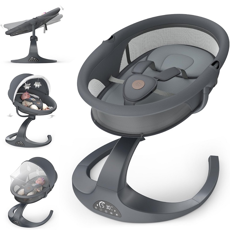 Укачивающий центр Babybond 79х69х58 см темно-серый PD-B05D