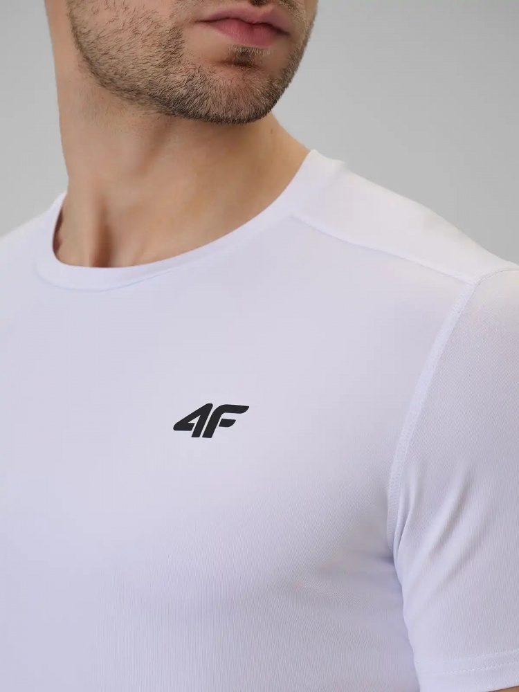 Футболка 4F TSHIRT FNK M1785 4FWSS26TFTSM1785-10S р.XL білий