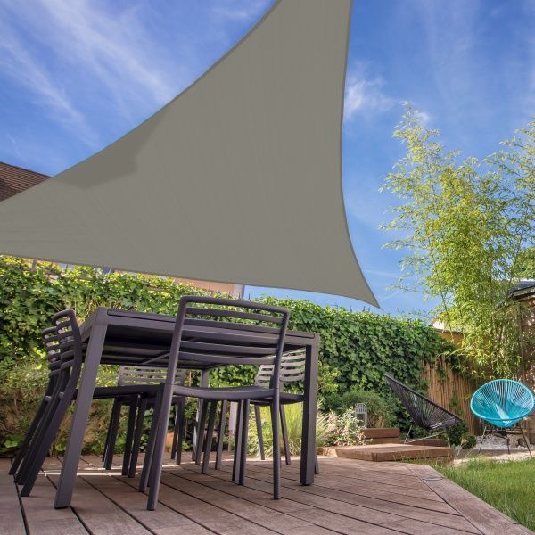 Тент-парус POLI треугольник 3,6x3,6x3,6 м бежевый 