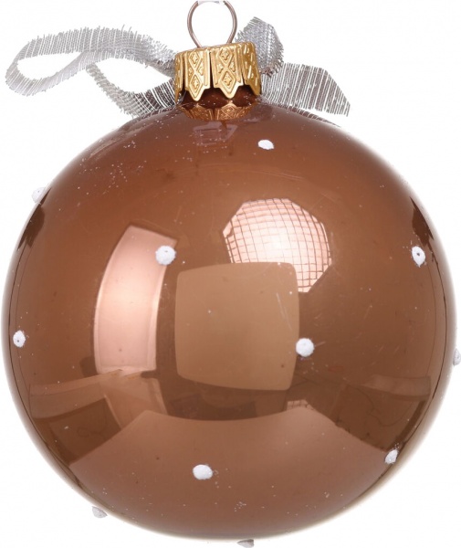 Шар новогодний Символ года-декупаж d 80 мм в ассортименте