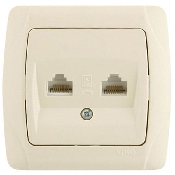 Розетка Viko Carmen 25.08.0105 кремова