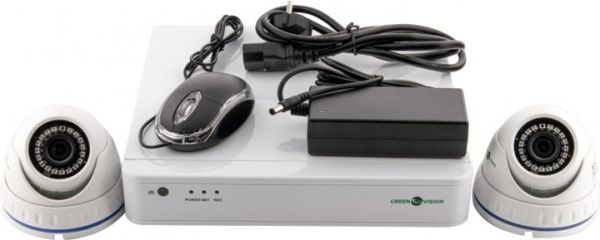 Комплект відеоспостереження GV-IP-K-S33/02 1080P білий 