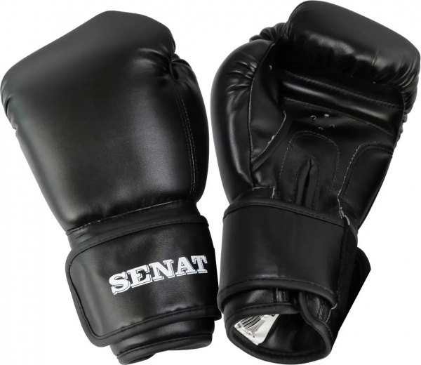 Боксерские перчатки SENAT 1550-blk р. 8 8oz черный
