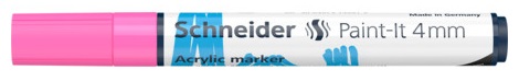 Маркер акриловий Schneider Paint-it 320 4 мм S120209 рожевий 
