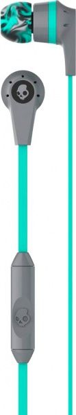 Гарнитура SKULLCANDY INKD 2.0 W/MIC 1 (S2IKJY-528) grey/mint 