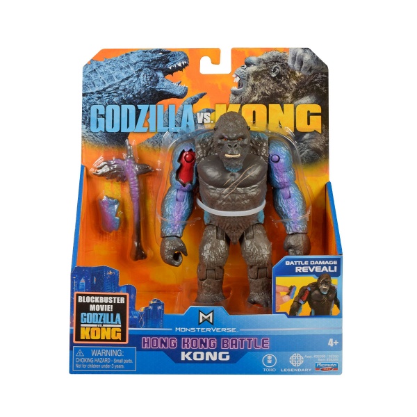 Фигурка GODZILLA VS. KONG Конг с боевыми ранами и топором 35354 