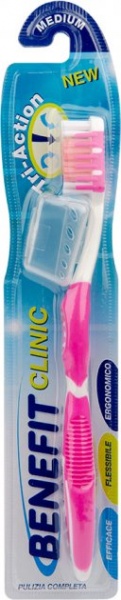 Зубна щітка Benefit середньої жорсткості 1 шт.