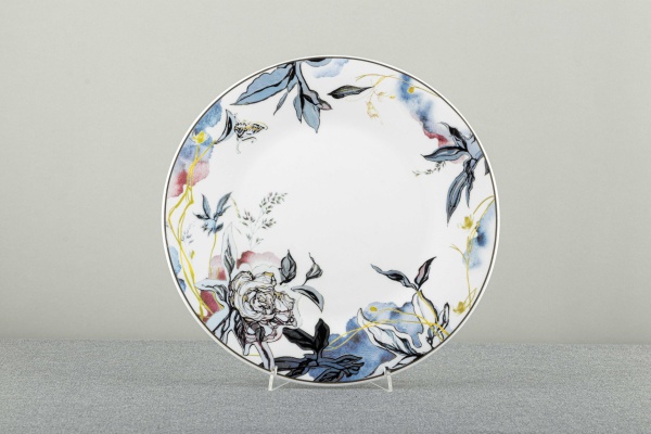 Тарілка десертна Квітковий вернісаж Aura 180 мм Vittora